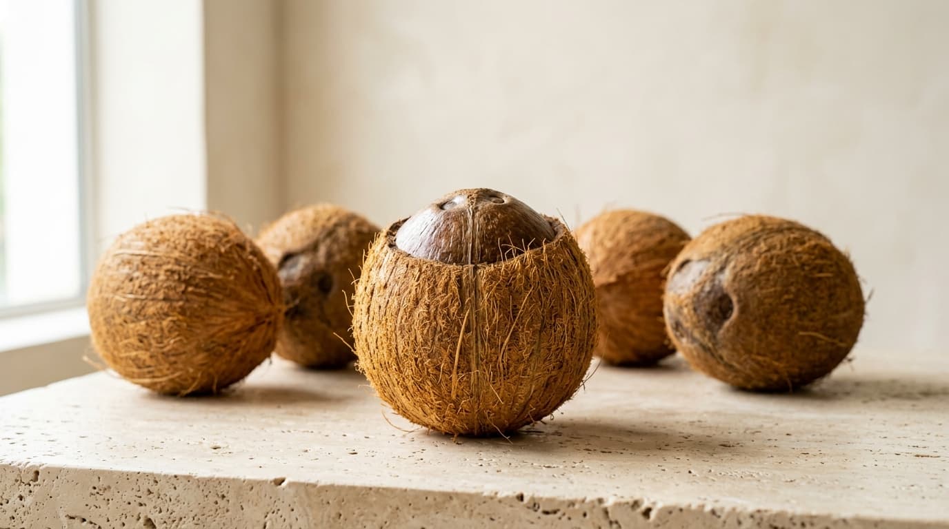 Semi-Husk Coconut - Mali International export product